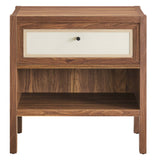 Sorrel Wood Grain Nightstand in Walnut