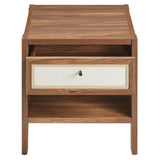 Sorrel Wood Grain Nightstand in Walnut