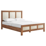 Sorrel Wood Grain Queen Platform Bed in Walnut