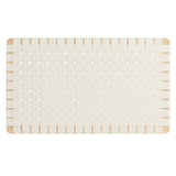 Sloane Weave Wall-Mount Vegan Leather Twin Headboard in Natural Beige