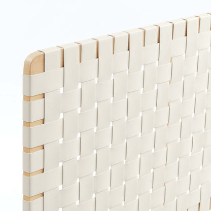 Sparta Weave Vegan Leather Twin Headboard by Furniture For America
