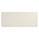 Sloane Weave Vegan Leather Full Headboard in Natural Beige