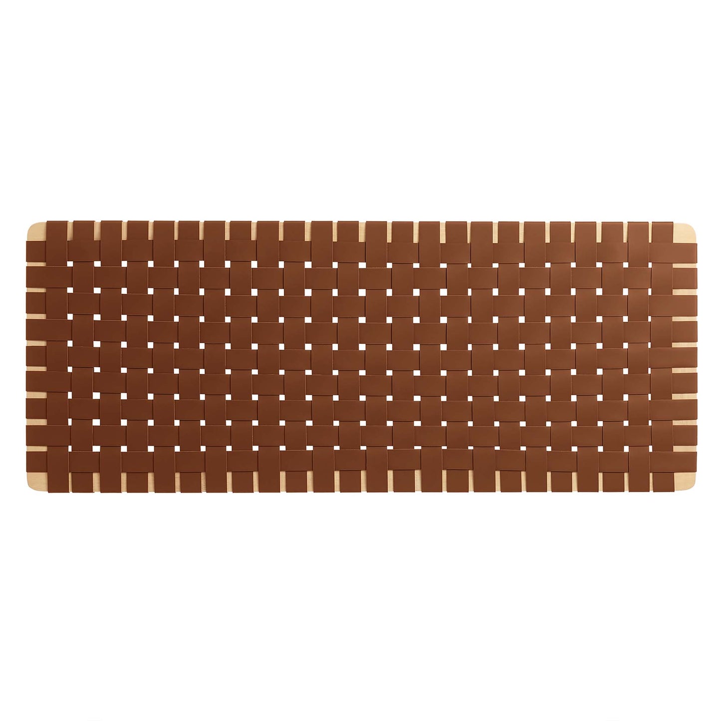 Sparta Weave Vegan Leather Full Headboard by Furniture For America