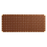 Sloane Weave Vegan Leather Full Headboard in Natural Brown