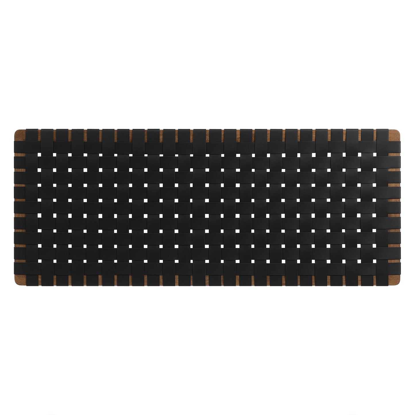 Sparta Weave Vegan Leather Full Headboard by Furniture For America
