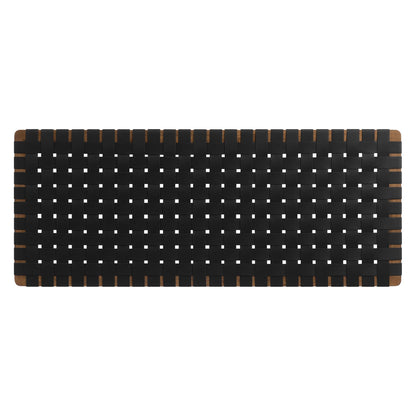 Sparta Weave Vegan Leather Full Headboard by Furniture For America