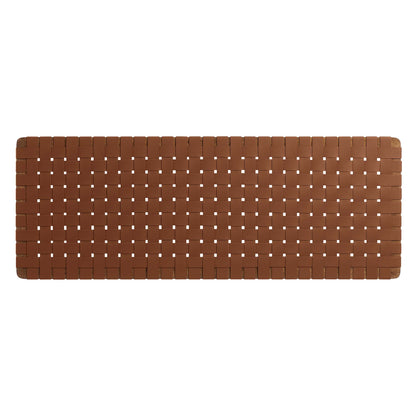 Sparta Weave Wall-Mount Vegan Leather Queen Headboard by Furniture For America