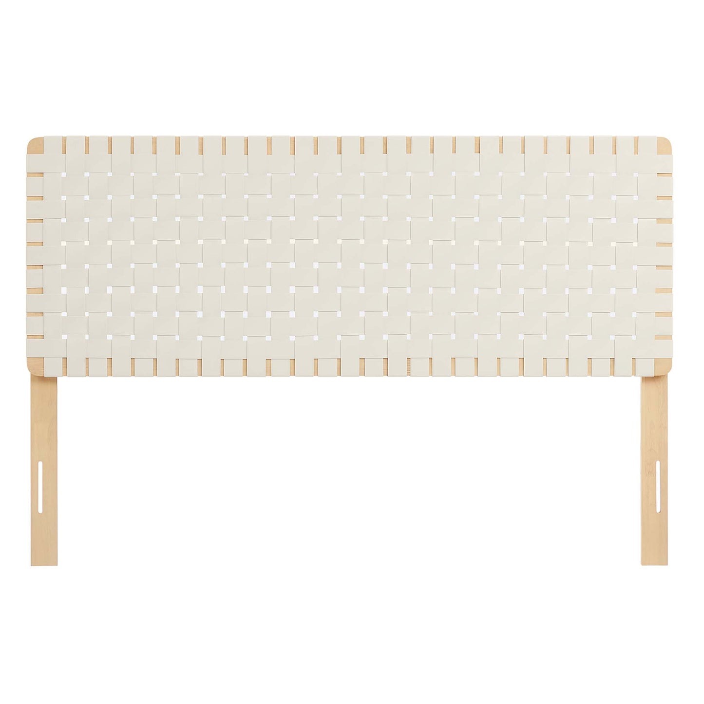 Sparta Weave Vegan Leather Queen Headboard by Furniture For America