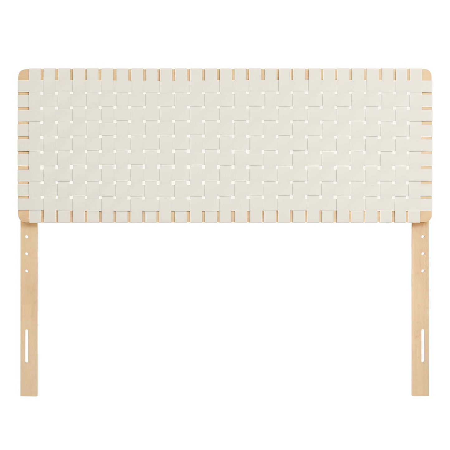 Sparta Weave Vegan Leather Queen Headboard by Furniture For America