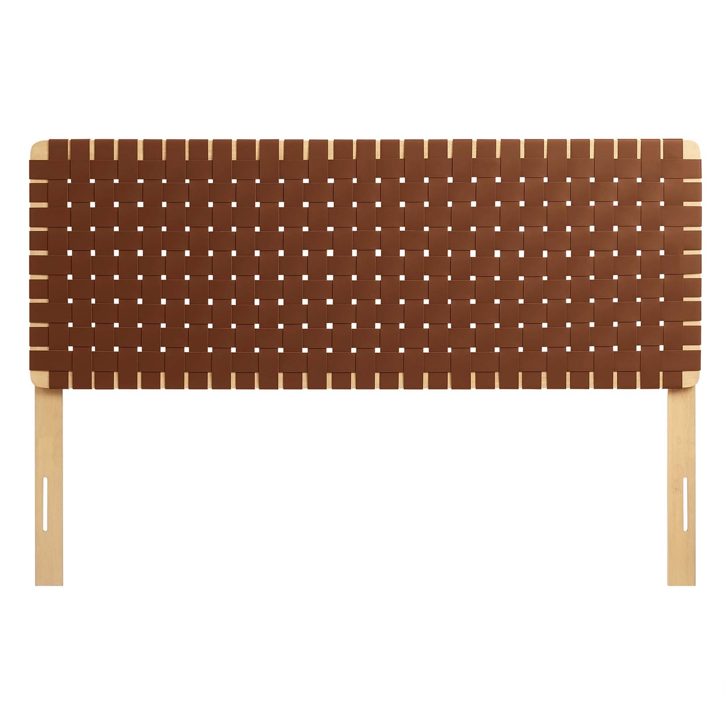 Sparta Weave Vegan Leather Queen Headboard by Furniture For America