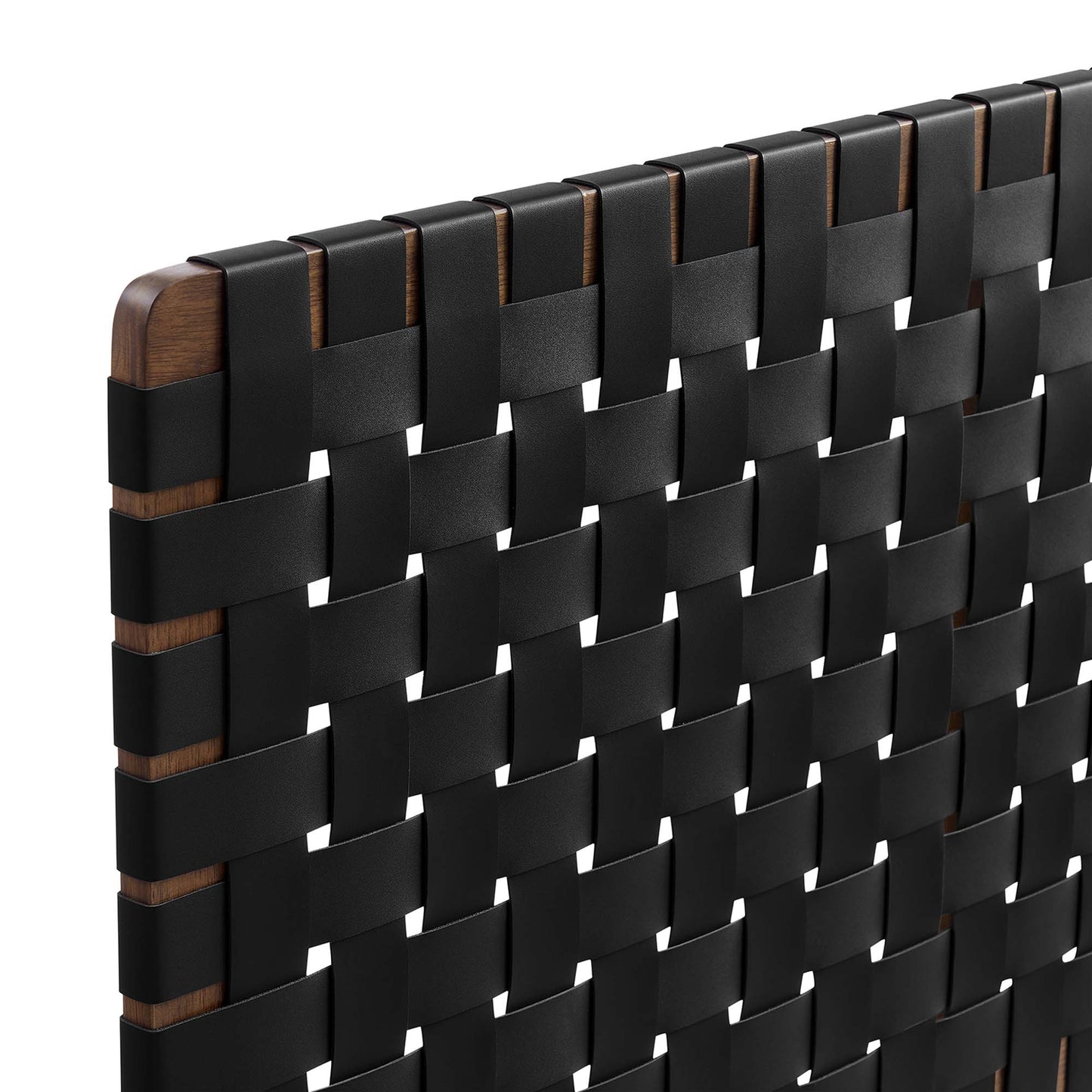 Sparta Weave Vegan Leather Queen Headboard by Furniture For America