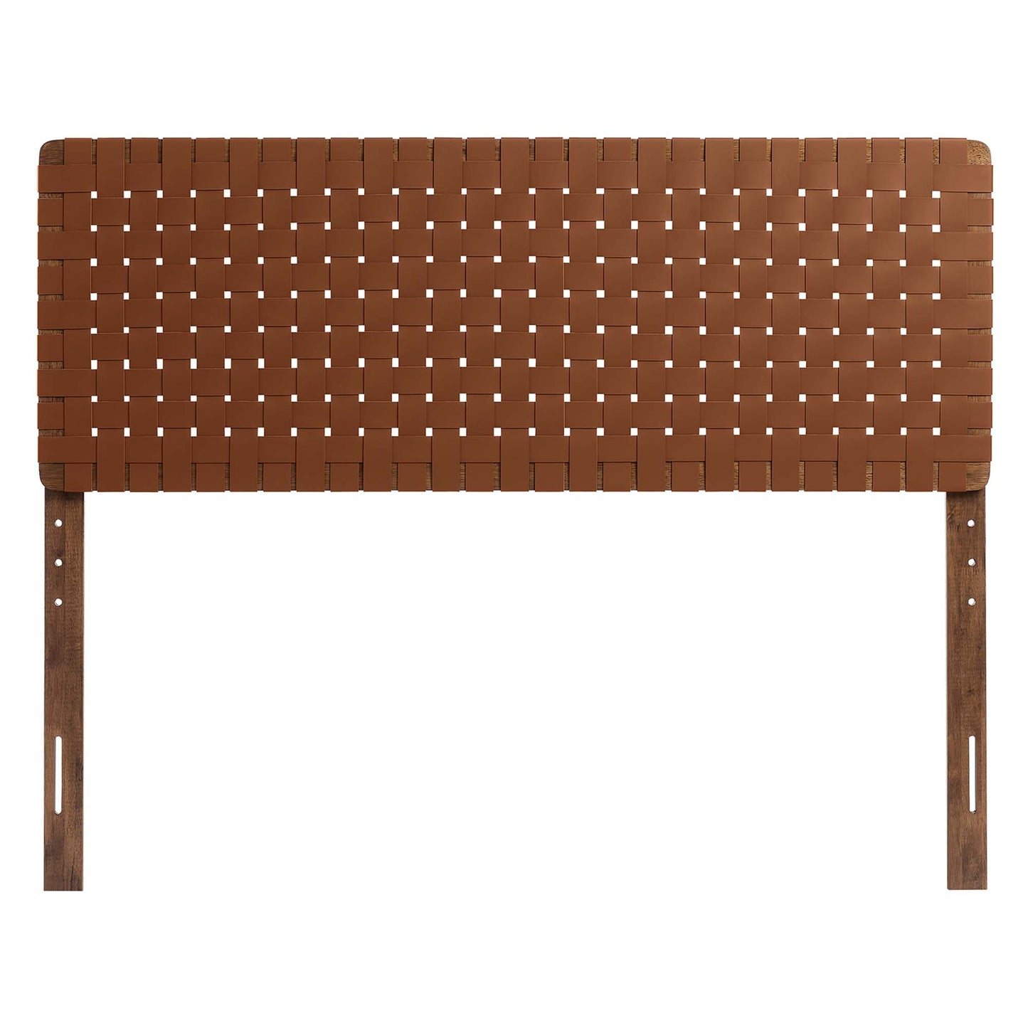 Sparta Weave Vegan Leather Queen Headboard by Furniture For America