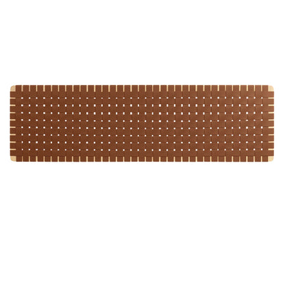 Sparta Weave Wall-Mount Vegan Leather King Headboard by Furniture For America