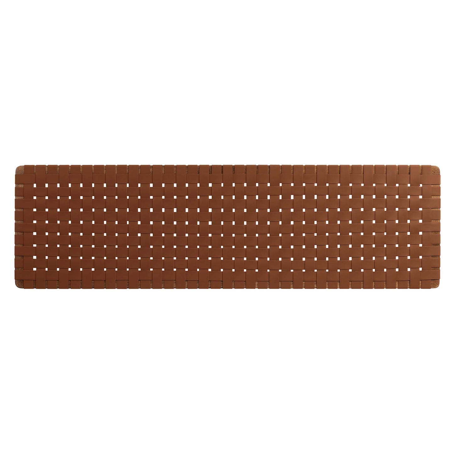 Sparta Weave Wall-Mount Vegan Leather King Headboard by Furniture For America