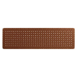Sloane Weave Wall-Mount Vegan Leather King Headboard in Walnut Brown