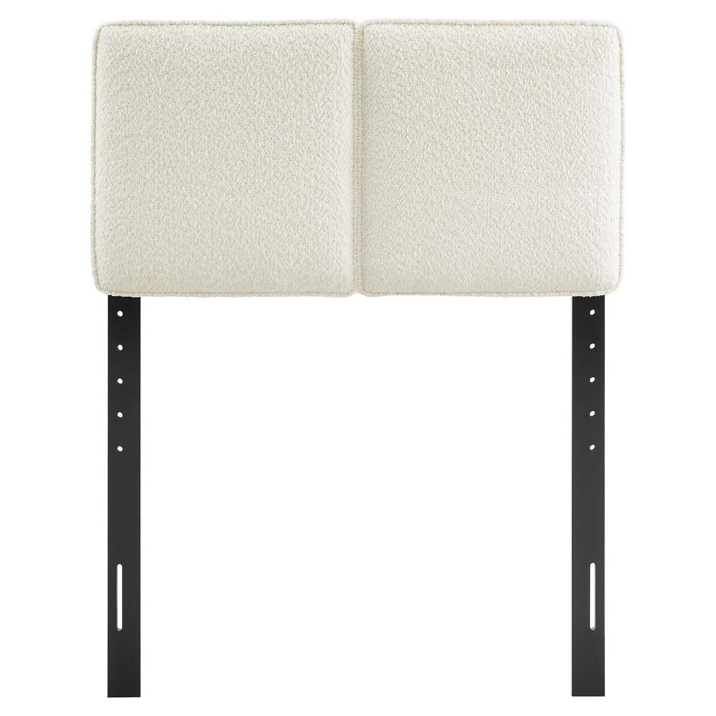 Lindee Boucle Fabric Twin Headboard by Furniture For America