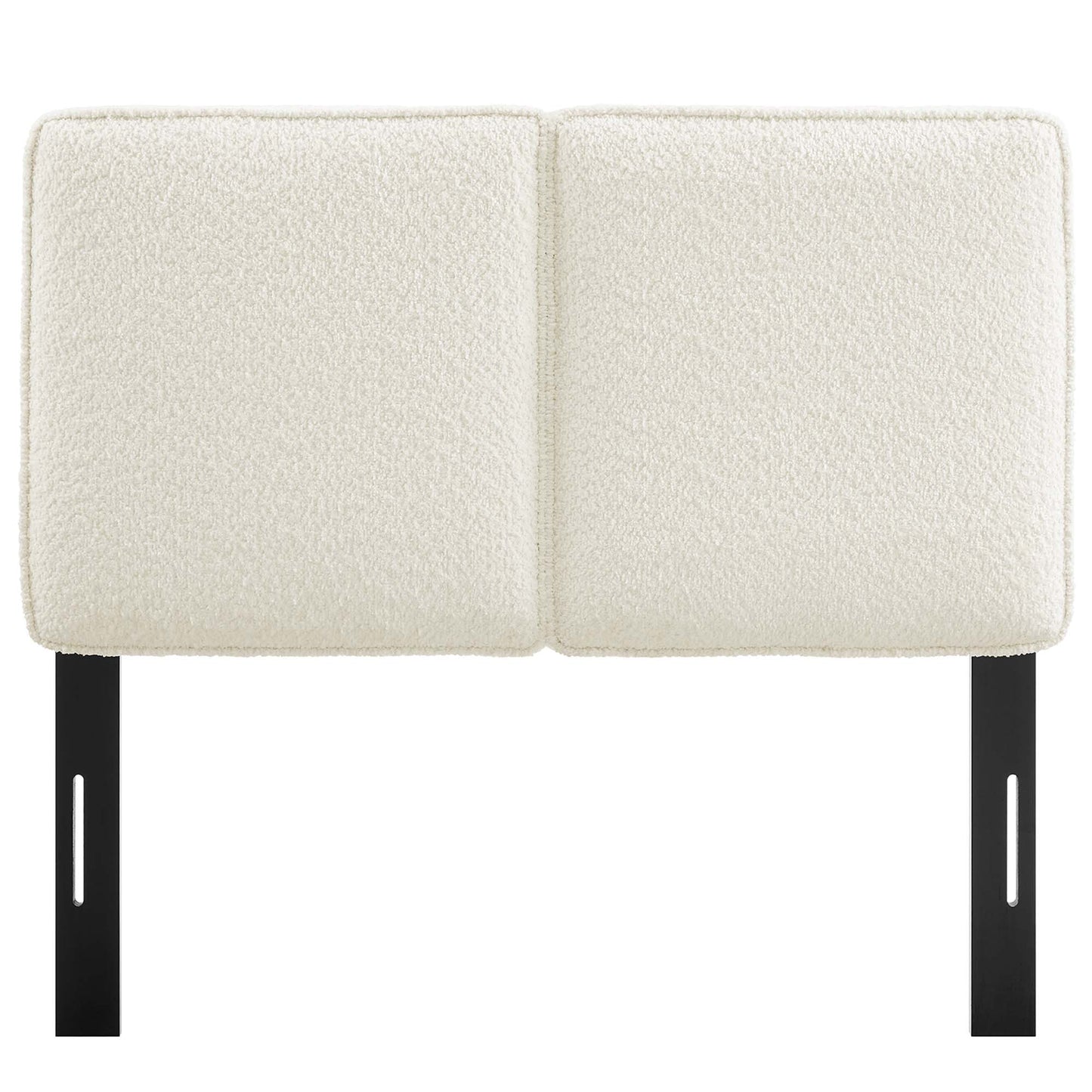Lindee Boucle Fabric Twin Headboard by Furniture For America
