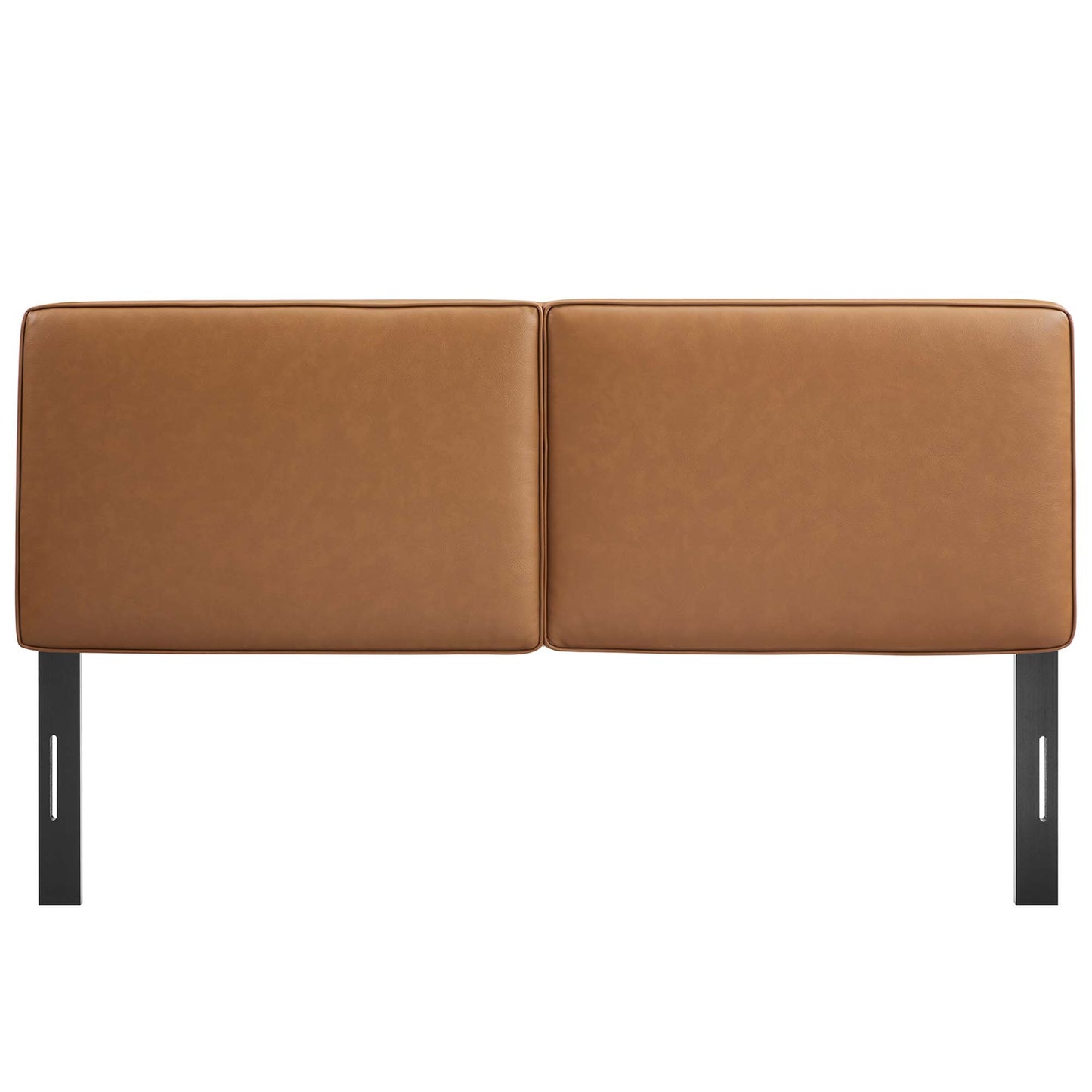 Lindee Vegan Leather King Headboard by Furniture For America