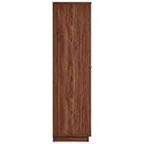 Sorrel 70" Tall Wood Grain Storage Cabinet in Walnut