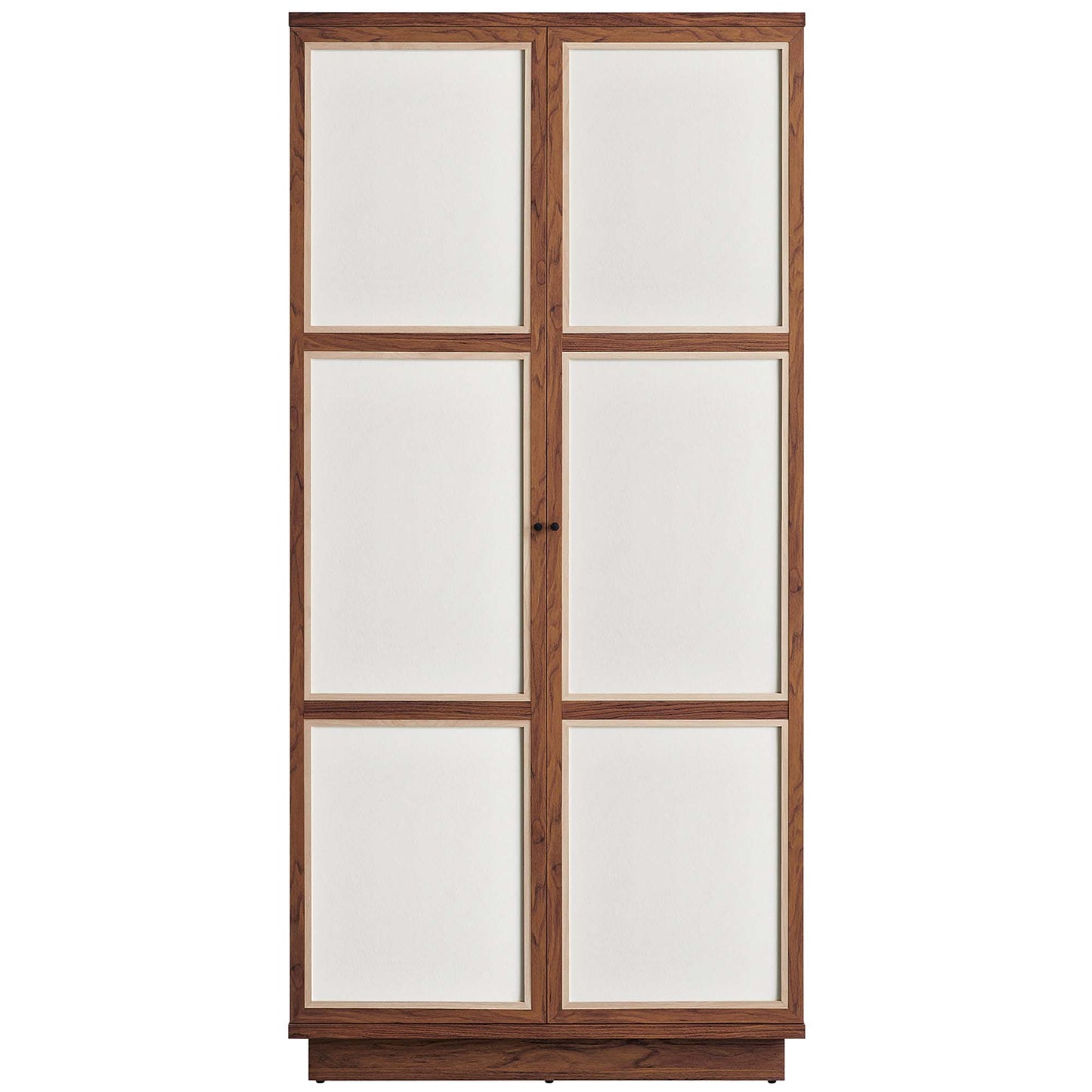 Capri 70" Tall Wood Grain Storage Cabinet by Furniture For America