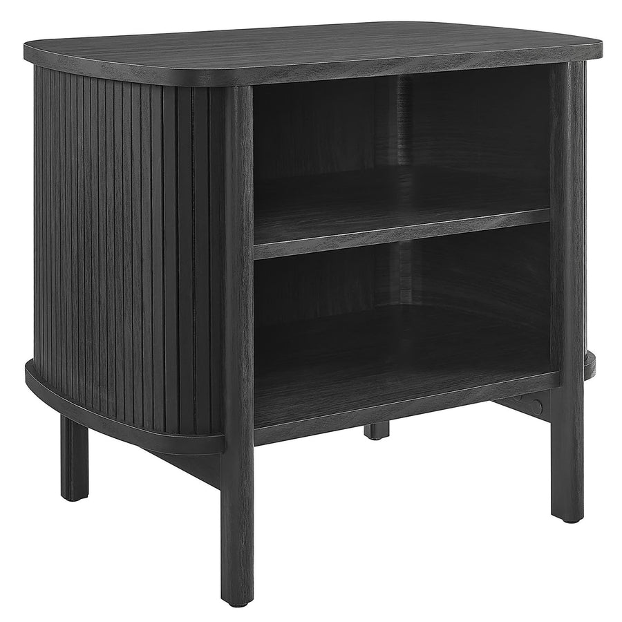 Marlon Open Nightstand in Black