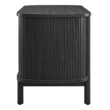 Marlon Open Nightstand in Black