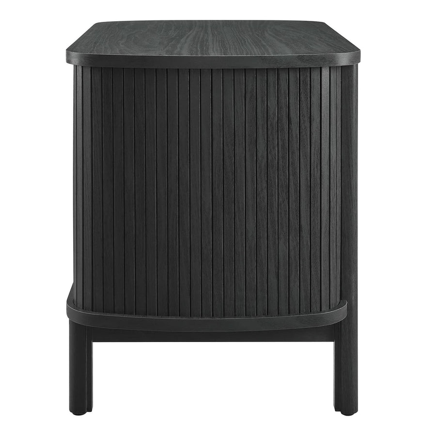 Marlon Open Nightstand in Black