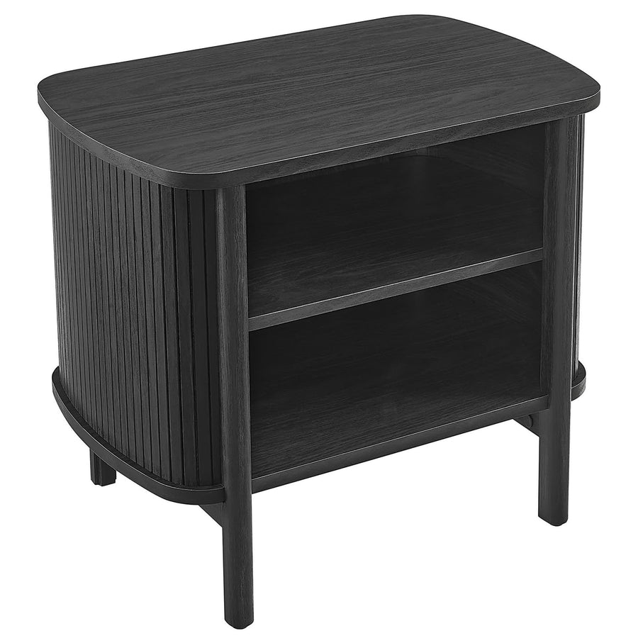 Marlon Open Nightstand in Black