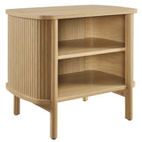 Marlon Open Nightstand in Oak