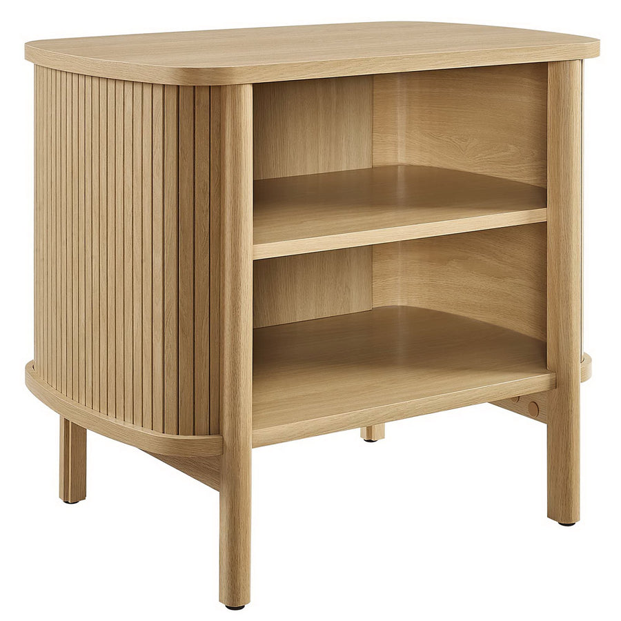 Marlon Open Nightstand in Oak