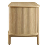 Marlon Open Nightstand in Oak