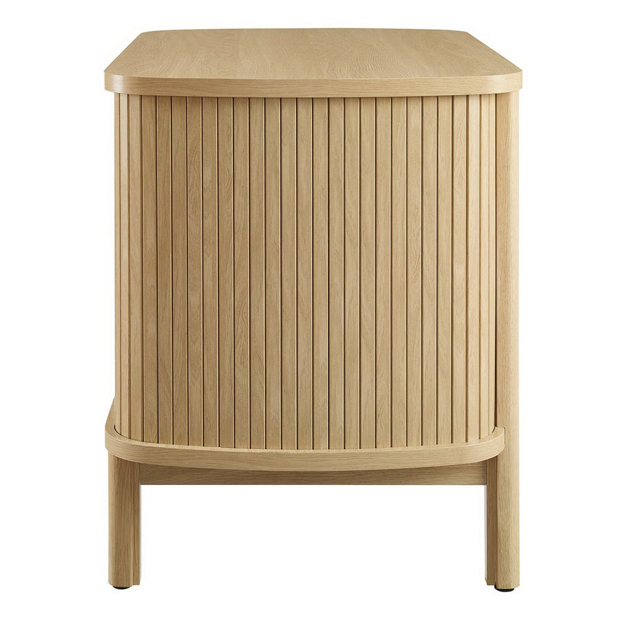 Marlon Open Nightstand in Oak