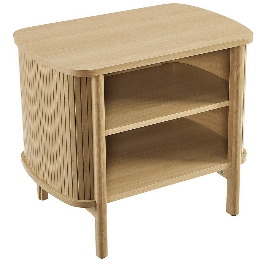 Marlon Open Nightstand in Oak