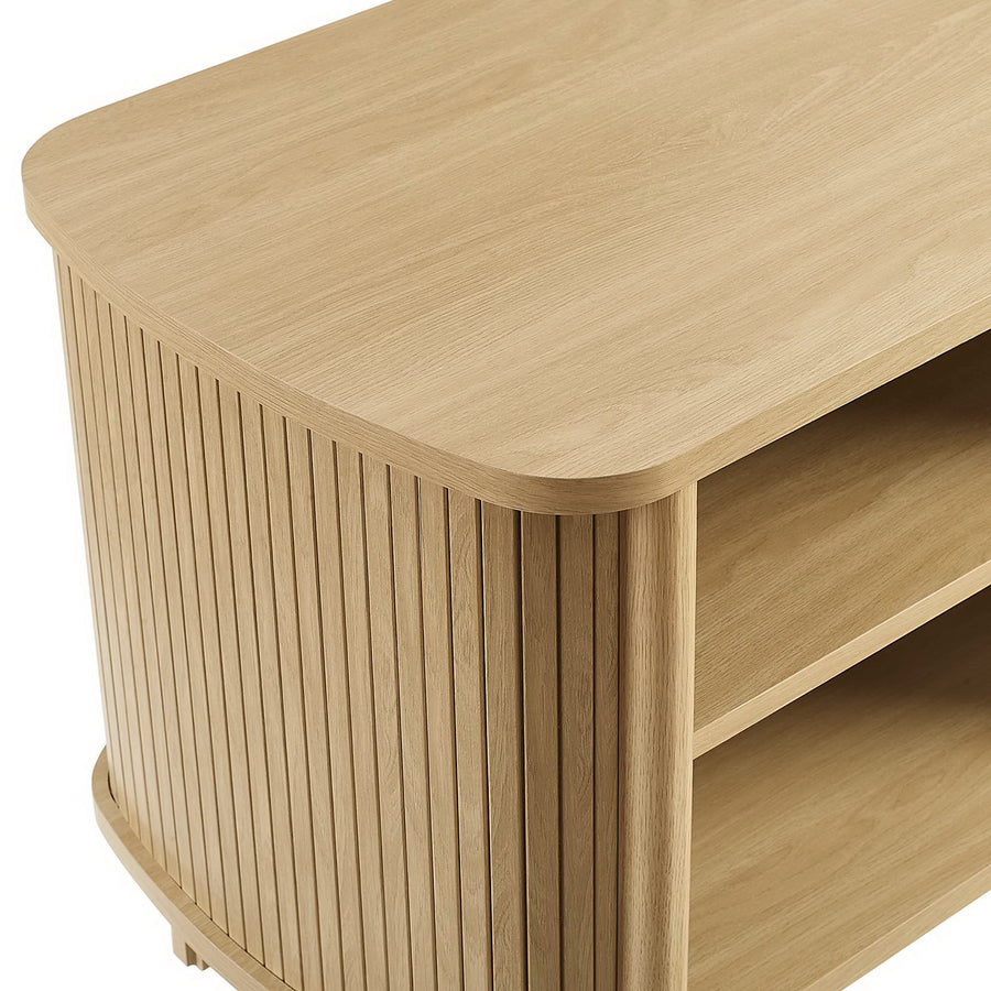 Marlon Open Nightstand in Oak