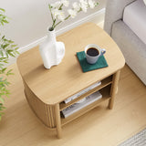 Marlon Open Nightstand in Oak