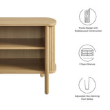 Marlon Open Nightstand in Oak