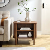 Marlon Open Nightstand in Walnut