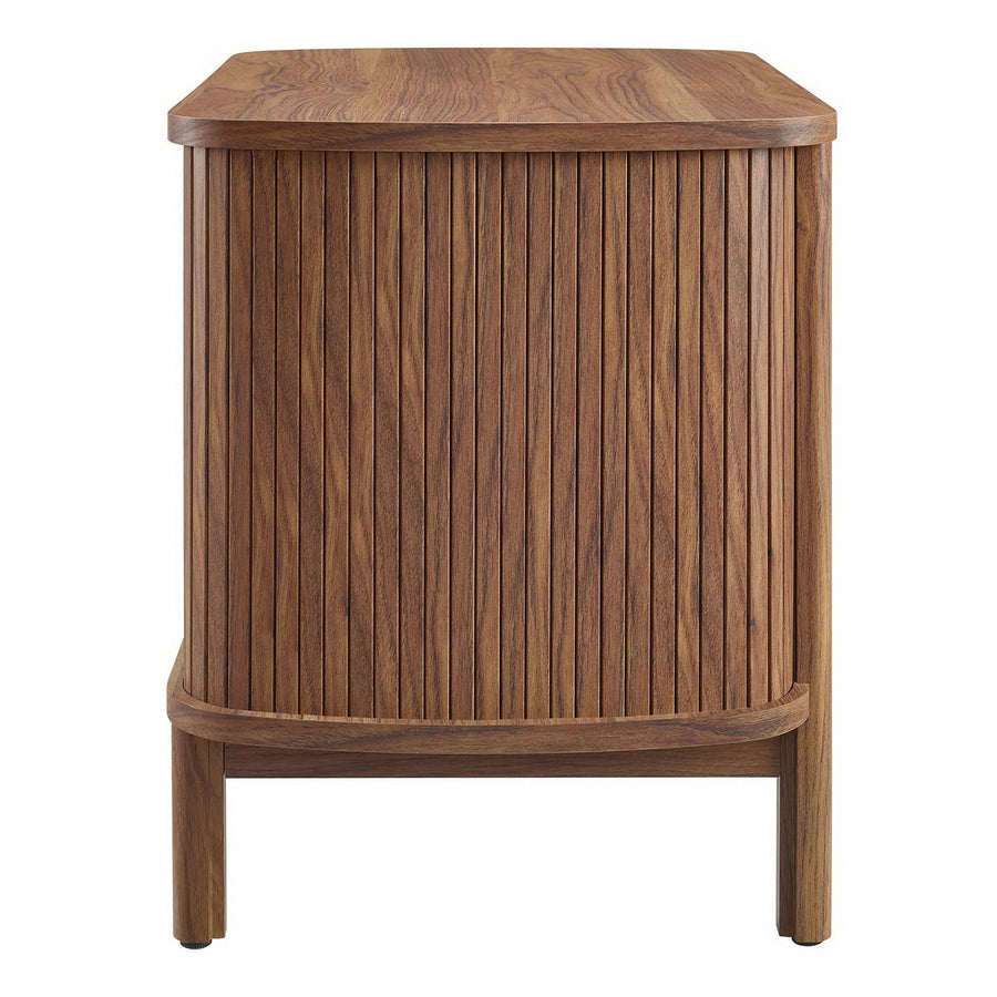 Marlon Open Nightstand in Walnut