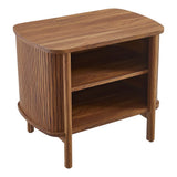Marlon Open Nightstand in Walnut
