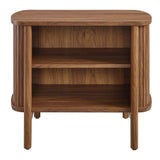 Marlon Open Nightstand in Walnut