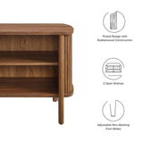 Marlon Open Nightstand in Walnut