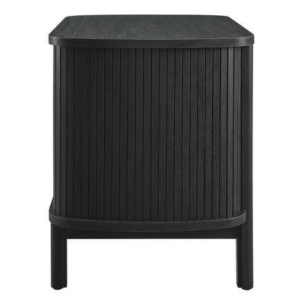 Cadence 2-Drawer Nightstand in Black
