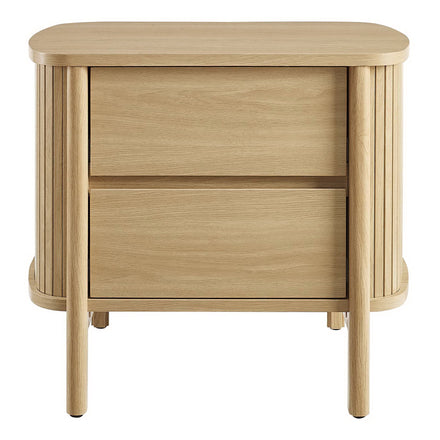 Cadence 2-Drawer Nightstand in Oak