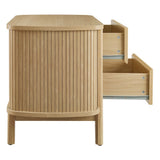 Marlon 2-Drawer Nightstand in Oak