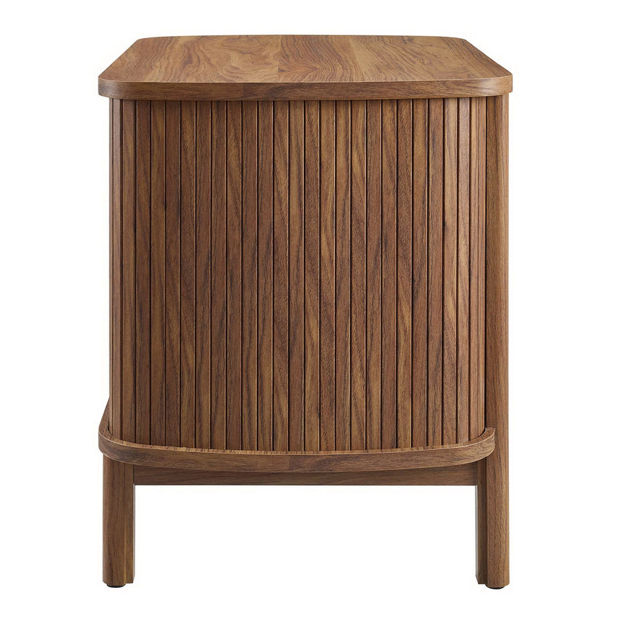 Marlon 2-Drawer Nightstand in Walnut