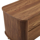 Marlon 2-Drawer Nightstand in Walnut