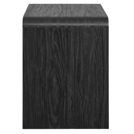 Toscana 1-Drawer Nightstand in Black