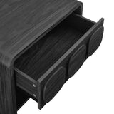 Baga 1-Drawer Nightstand in Black