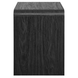 Baga 2-Drawer Nightstand in Black