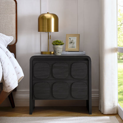 Toscana 2-Drawer Nightstand by Furniture For America
